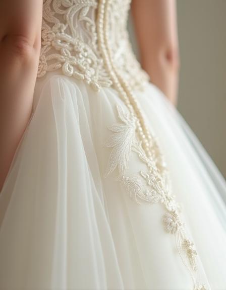 Exquisite bridal gown