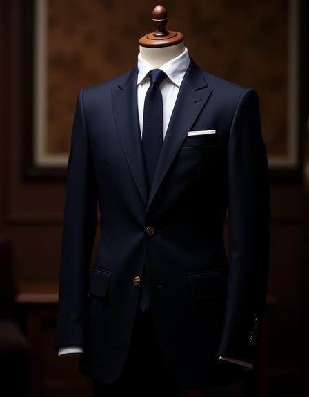 Finely tailored men's suit
