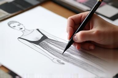 Fashion sketch or design illustration